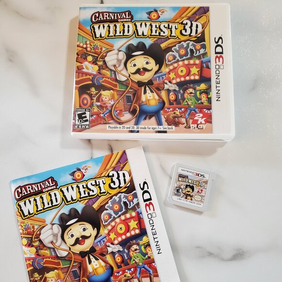 Carnival Games: Wild West Nintendo 3DS Video Game  *TESTED* - Picture 1 of 9